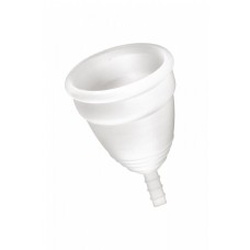 Менструальная силиконовая чаша L Coupe menstruelle blanche taille L