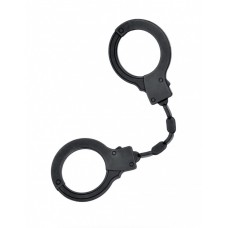 Черные силиконовые наручники A-Toys 