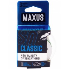 Классические презервативы в прозрачном кейсе MAXUS Classic (3 шт)