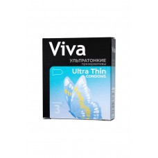 Ультратонкие презервативы VIVA 0,04 мм (3 шт)