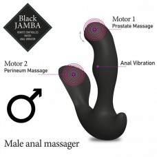Универсальный стимулятор с подогревом Black Jamba Anal Vibrator (10 режимов)
