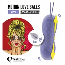 Шарики с вибрацией и движением на ДУ Motion Love Balls Jivy (7 режимов)