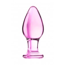 Розовая стеклянная втулка Sexus