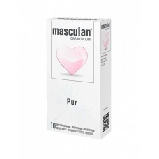 Классические презервативы с большим количеством смазки Masculan PUR (10 шт)