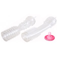 Две стимулирующие насадки на пенис Senso-Sleeves