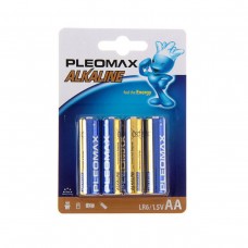 Комплект из 4 батареек Pleomax Alkaline (тип AA)