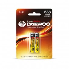 Набор из 2-х батареек DAEWOO ENERGY Alkaline  (тип AAA)