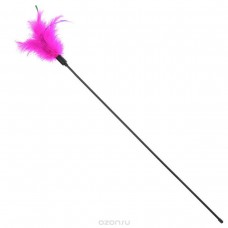 Палочка для ласк с розовыми перьями Feather Tickler