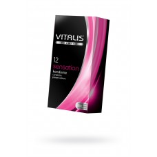 Презервативы с кольцами и точками VITALIS Premium Sensation (12 шт)