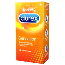 Презервативы с пупырышками DUREX SENSATION (12 шт)