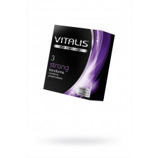 Презервативы сверхпрочные VITALIS Premium Strong (3 шт)