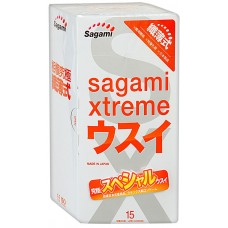Презервативы ультратонкие Sagami Xtreme 0,04 мм №15 (15 шт.) 