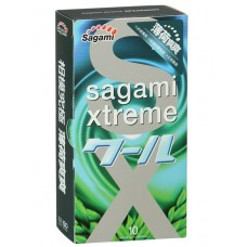 Презервативы ультратонкие Sagami Xtreme Mint №10 (10 шт.)